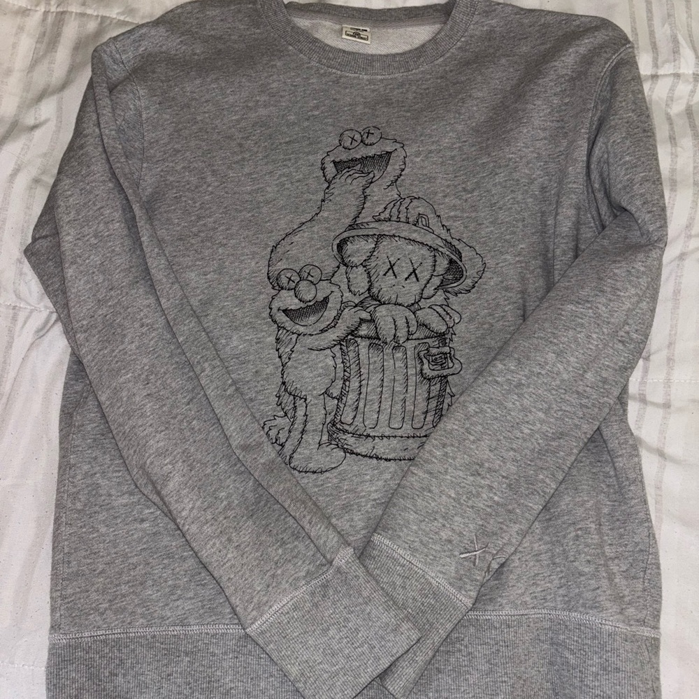 Uniqlo x KAWS Gray Sweater